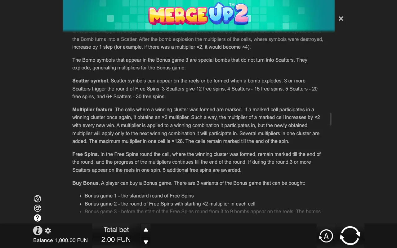 Game rules, page 8 — Merge Up