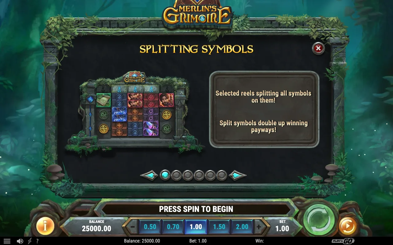 Game rules, page 2 — Merlin's Grimoire