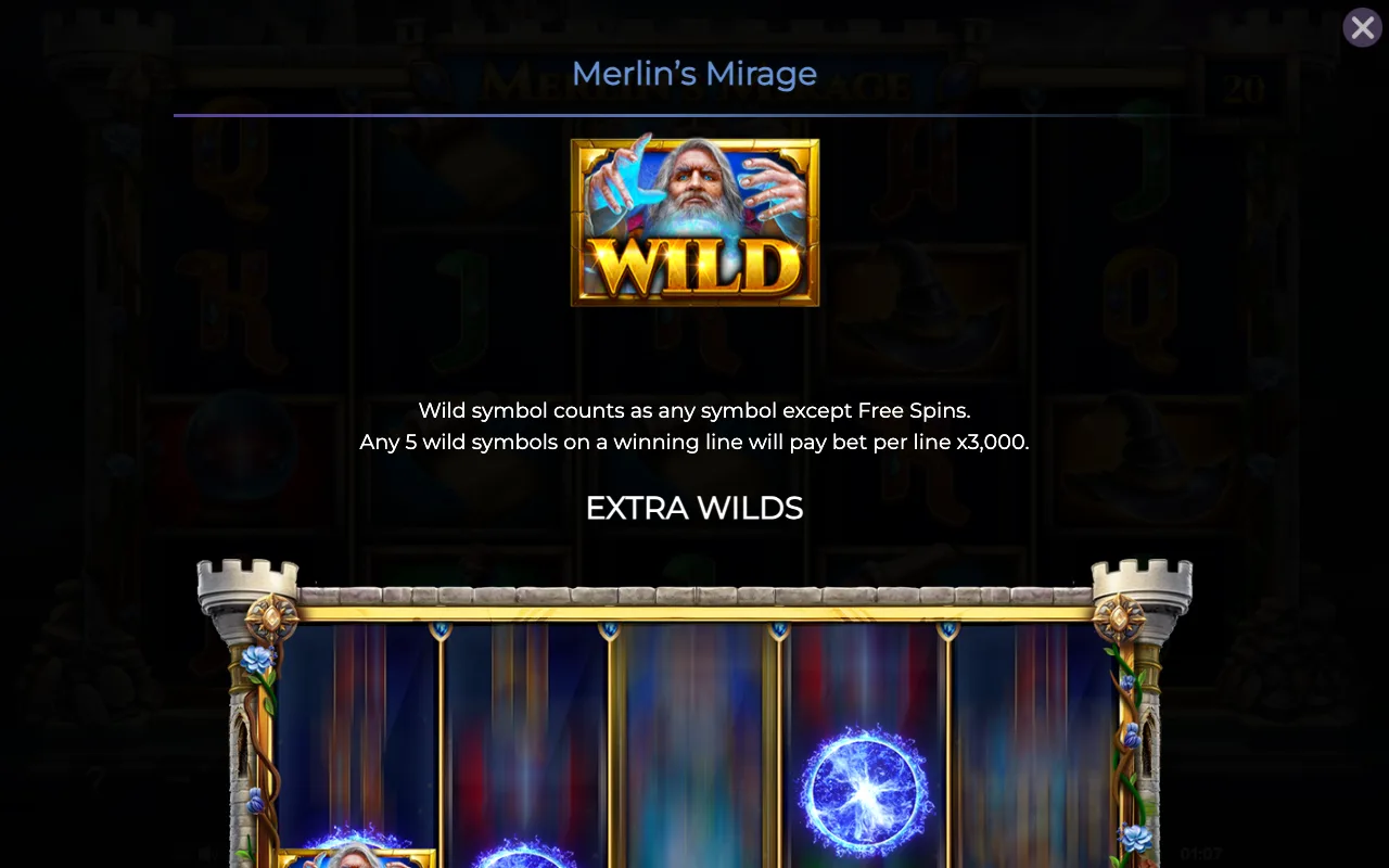 Game rules, page 2 — Merlins Mirage
