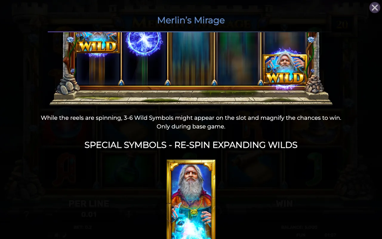 Game rules, page 3 — Merlins Mirage