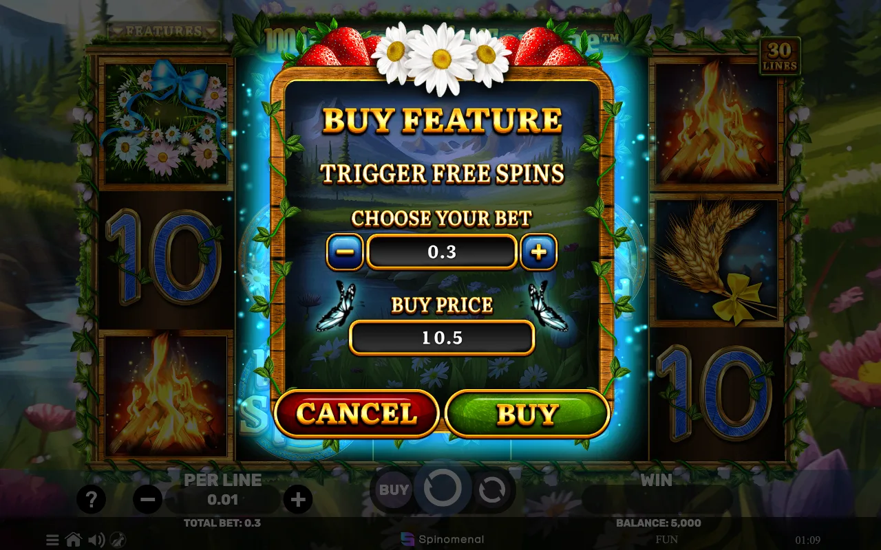 Buying the feature — Midsummers Fortune