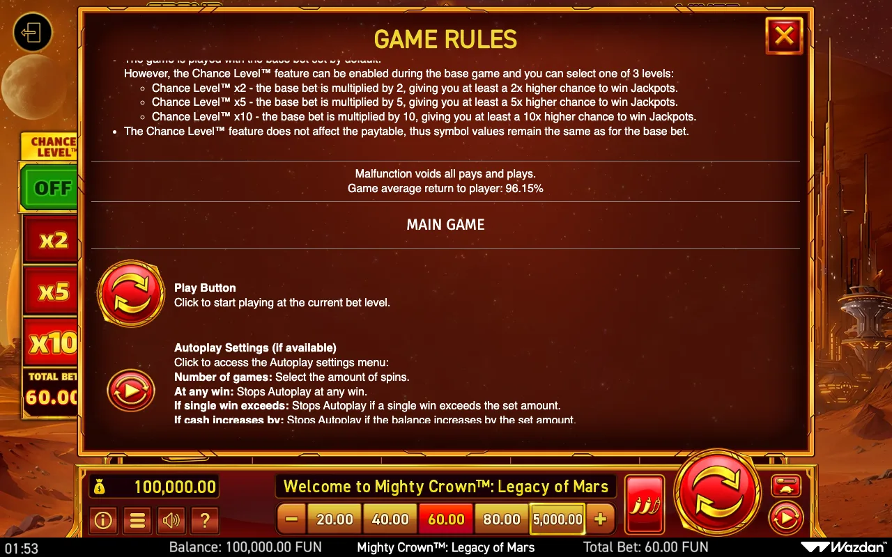 Game rules, page 10 — Mighty Crown Legacy of Mars