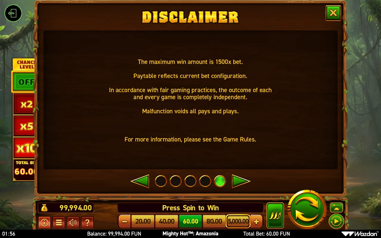 Game rules, page 5 — Mighty Hot Amazonia