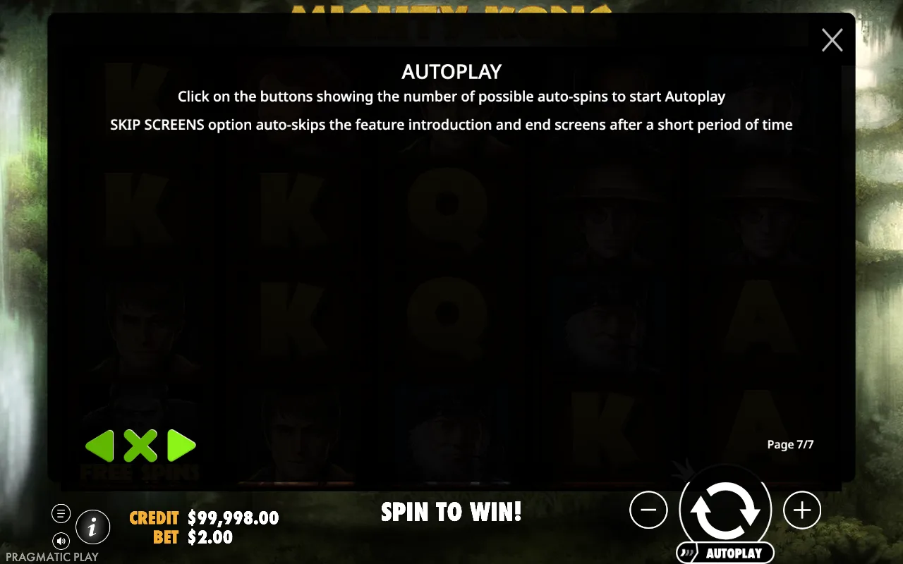 Autoplay — Mighty Kong