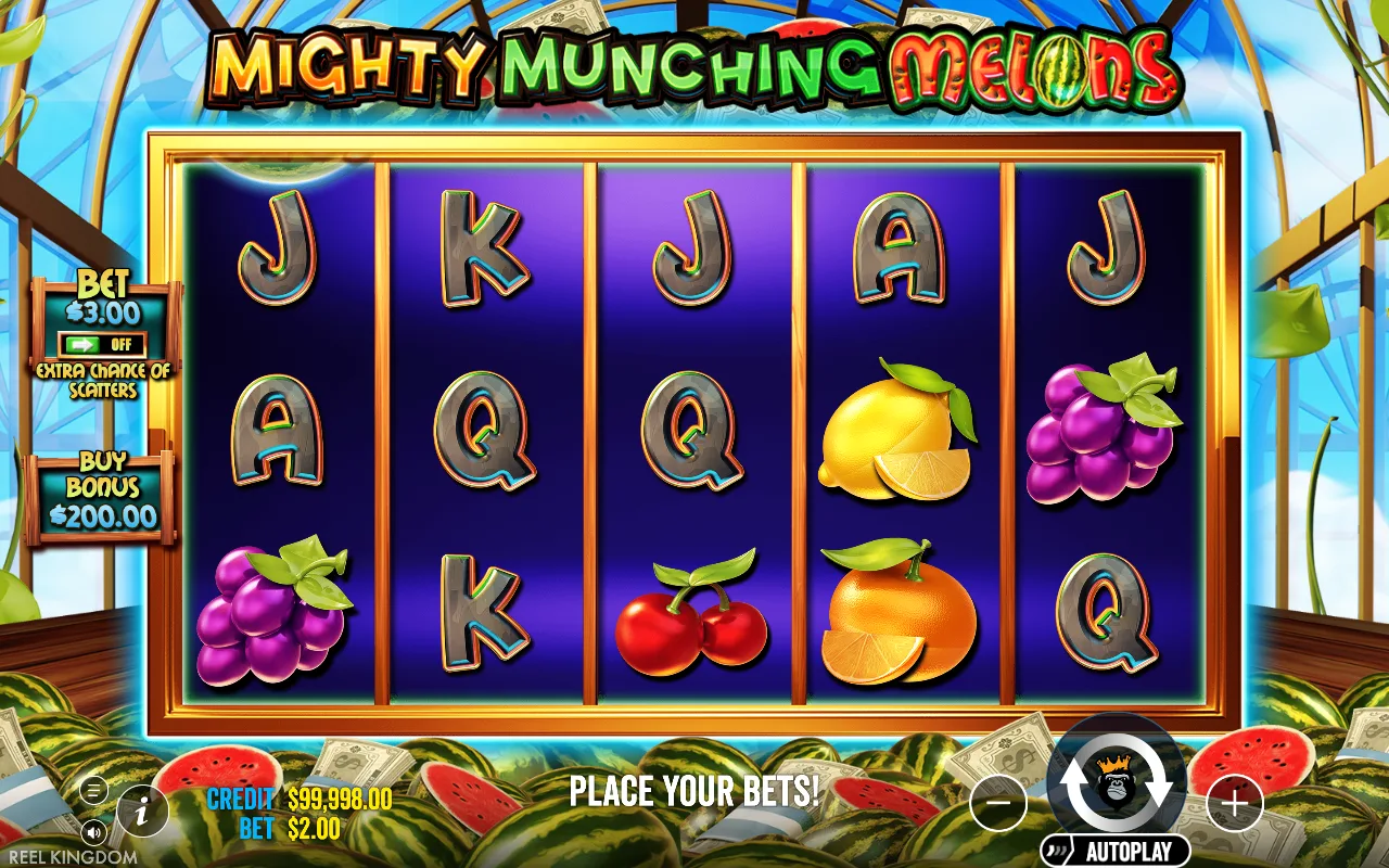 The base game — Mighty Munching Melons