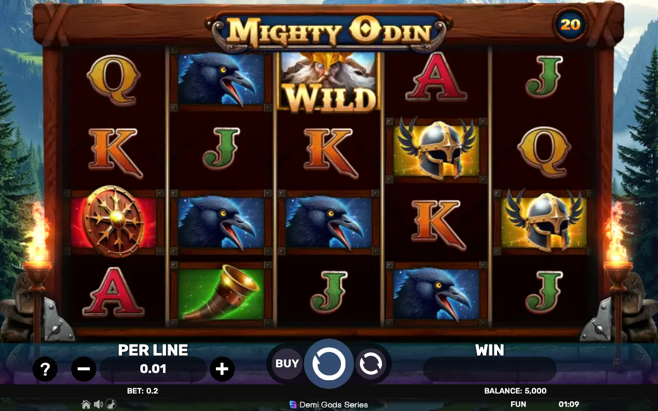 The base game — Mighty Odin