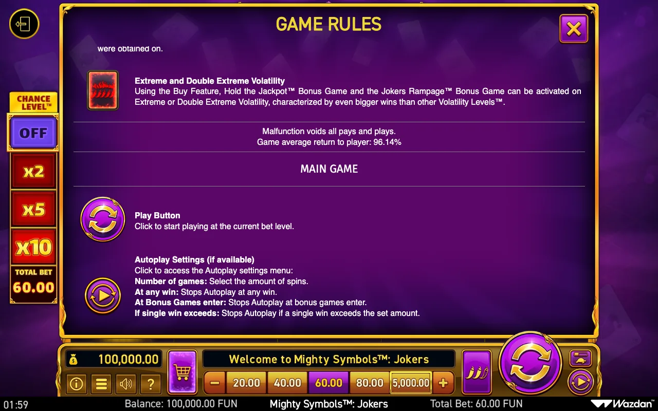 Game rules, page 15 — Mighty Symbols Jokers