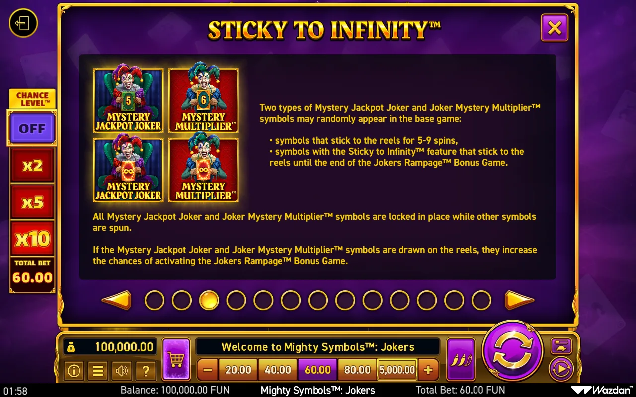 Game rules, page 3 — Mighty Symbols Jokers