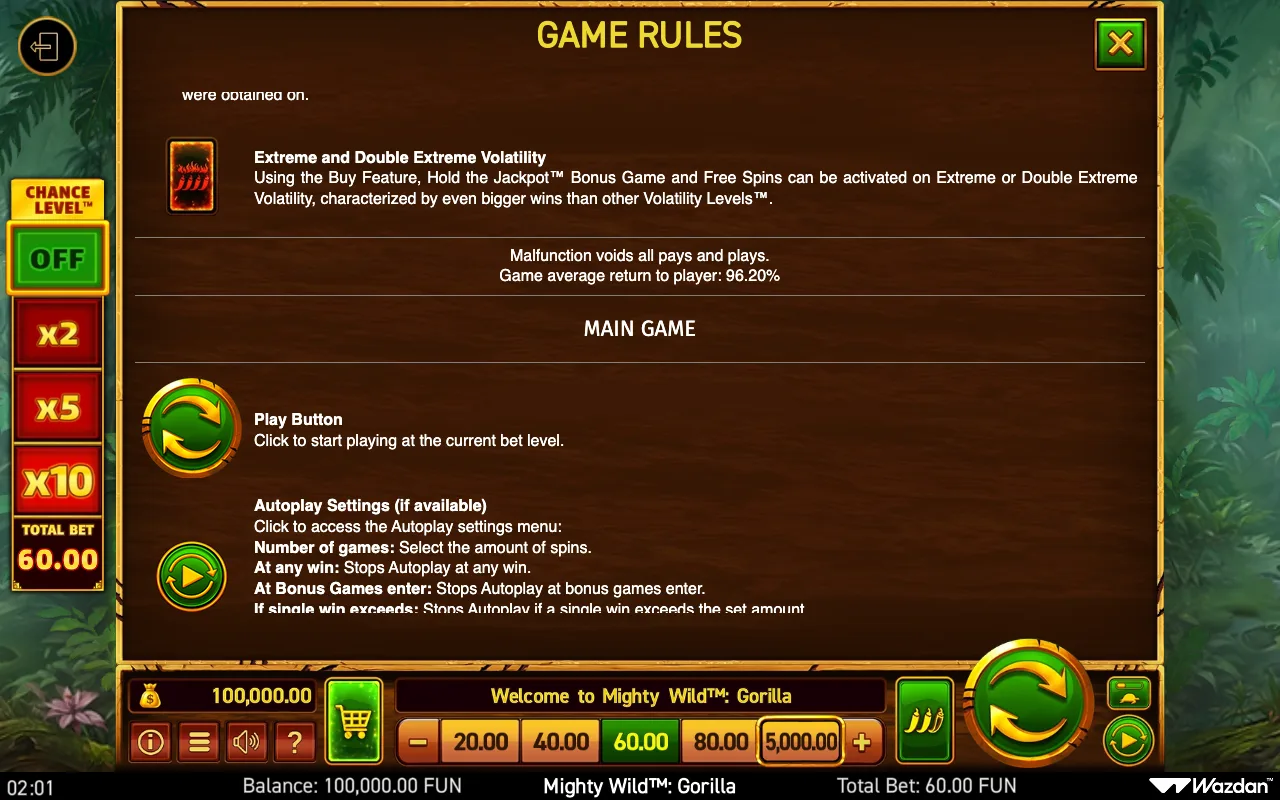 Game rules, page 13 — Mighty Wild Gorilla