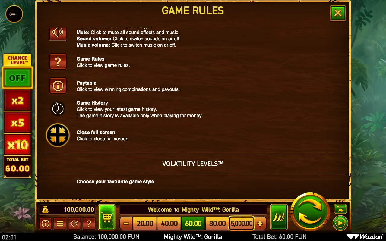 Game rules, page 15 — Mighty Wild Gorilla