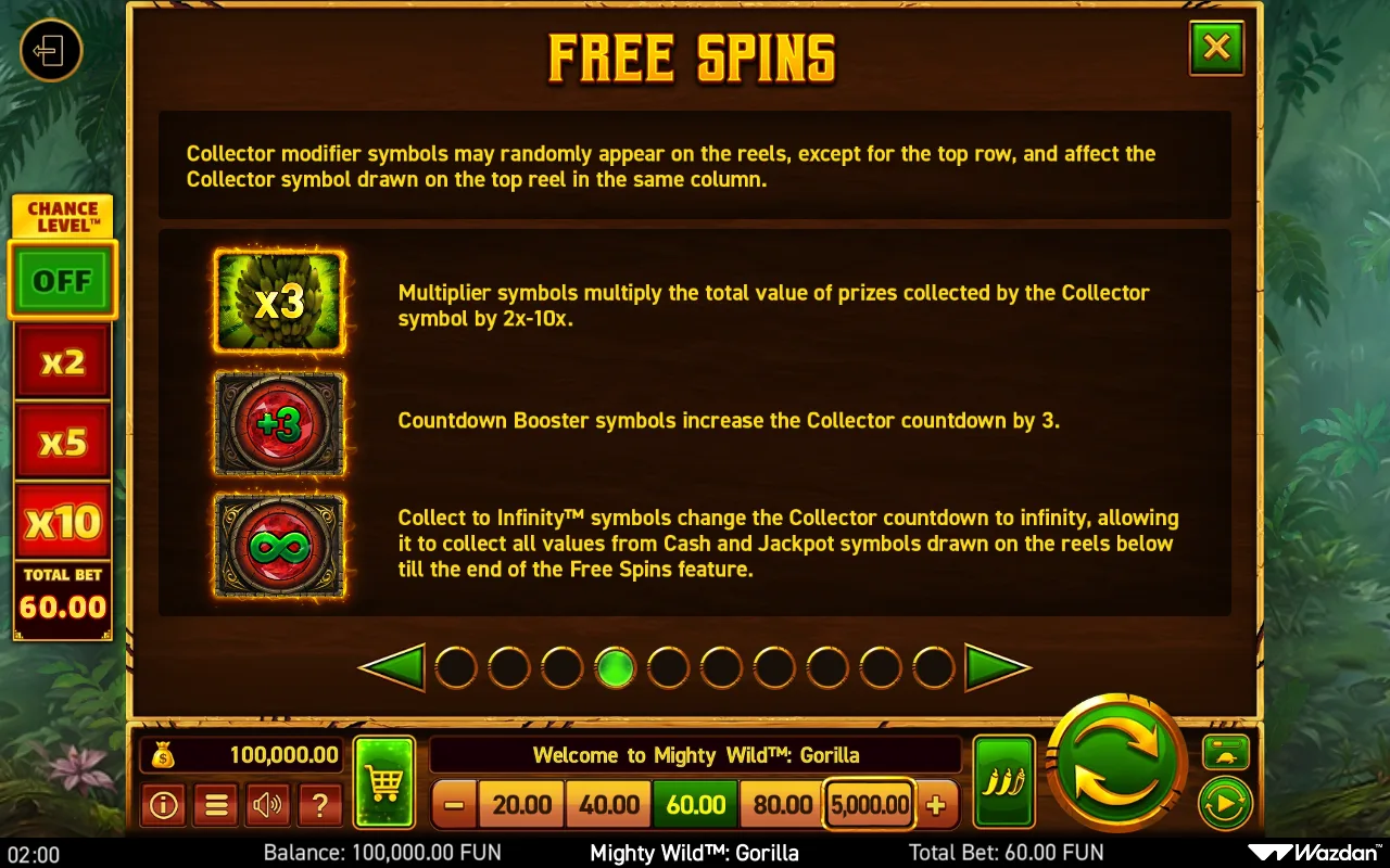 Game rules, page 4 — Mighty Wild Gorilla