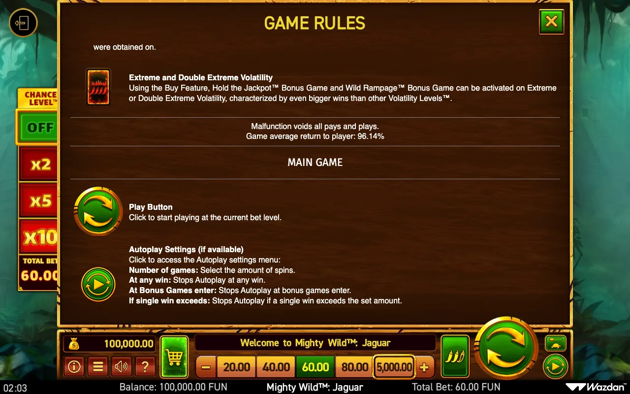 Game rules, page 15 — Mighty Wild Jaguar
