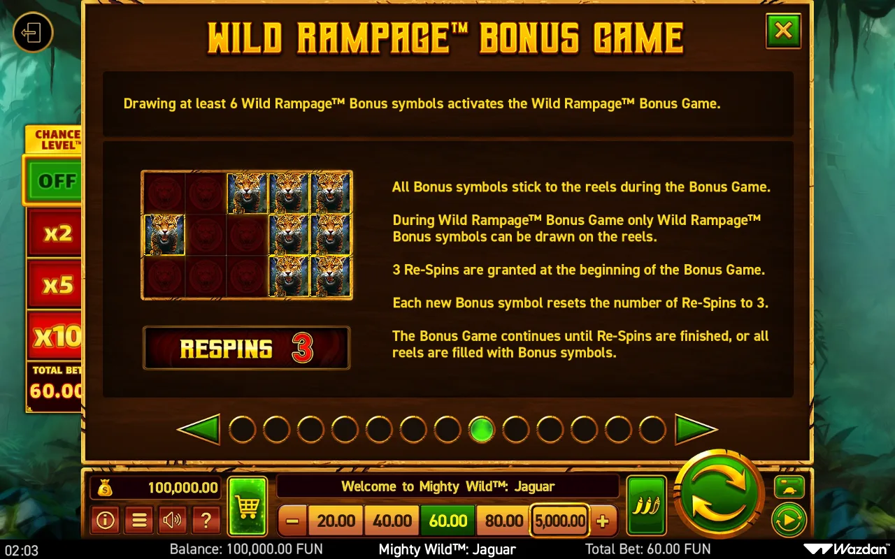 Game rules, page 8 — Mighty Wild Jaguar