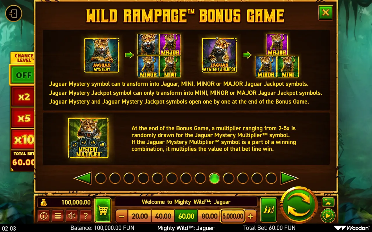 Game rules, page 9 — Mighty Wild Jaguar