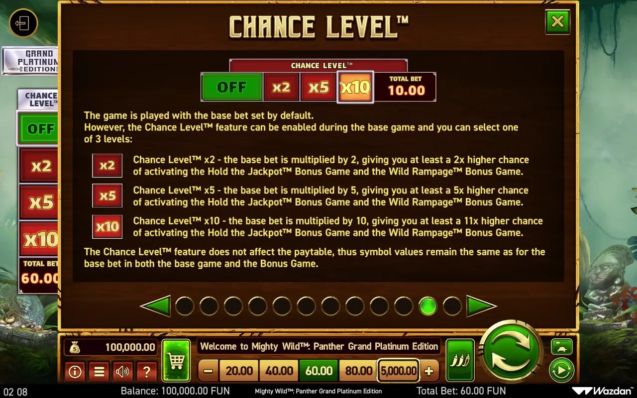 Game rules, page 11 — Mighty Wild Panther Grand Platinum Edition