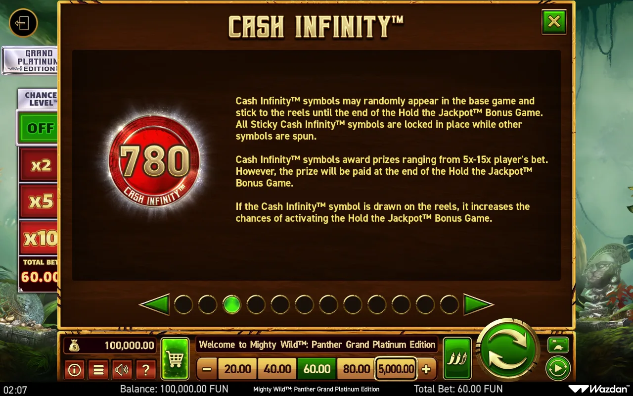 Game rules, page 3 — Mighty Wild Panther Grand Platinum Edition