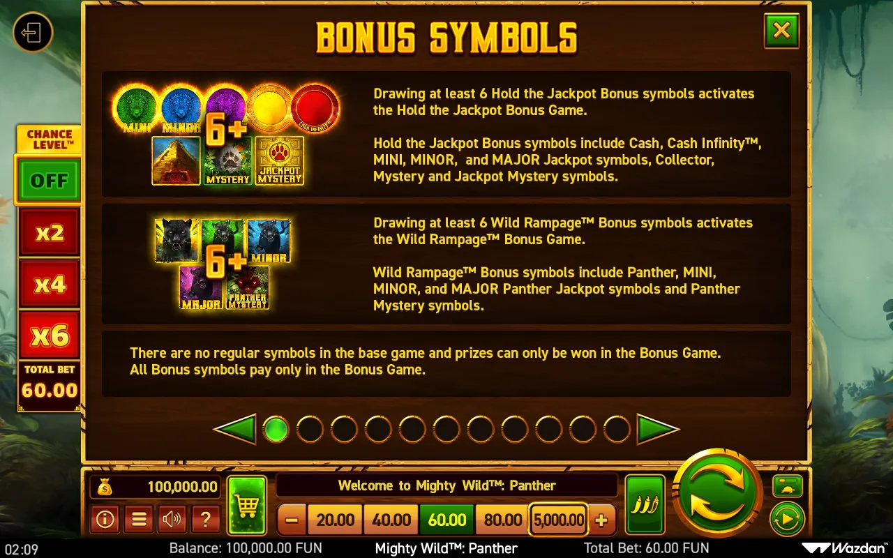 Game rules, page 1 — Mighty Wild: Panther