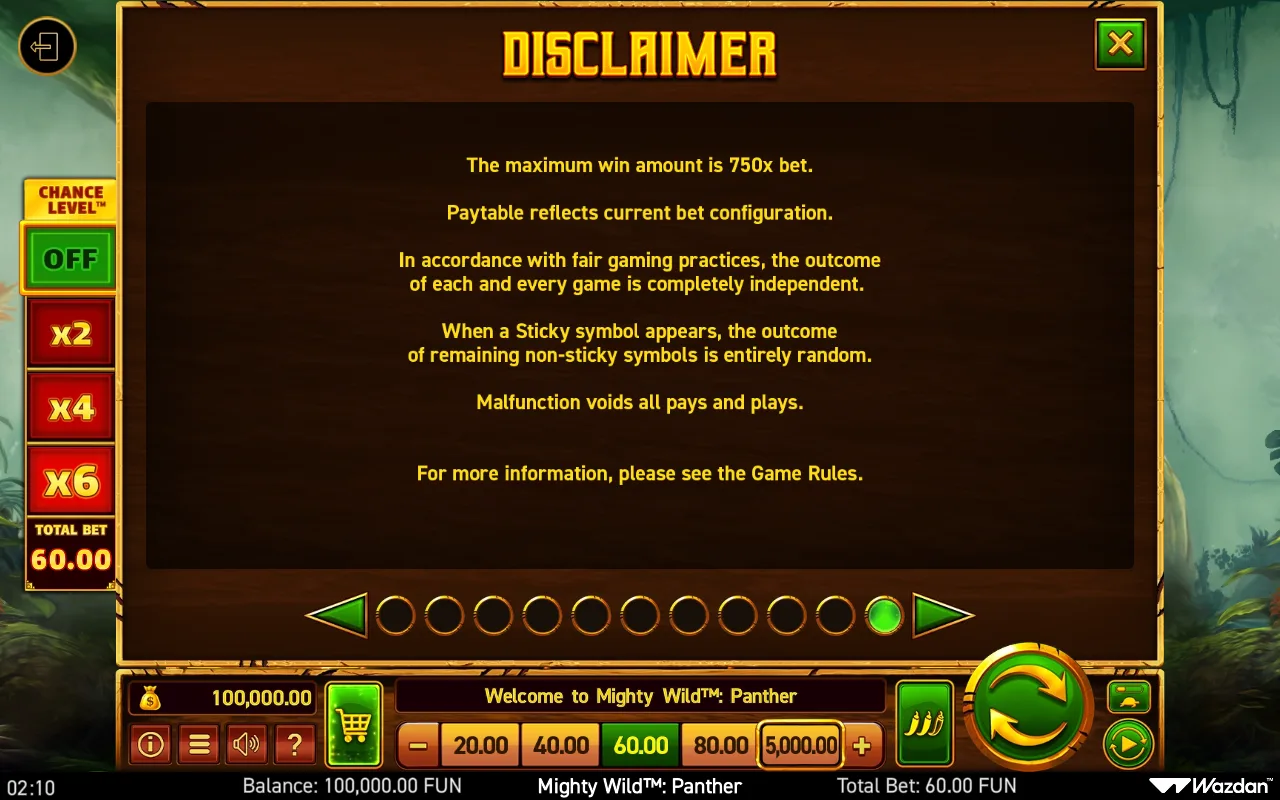 Game rules, page 11 — Mighty Wild: Panther