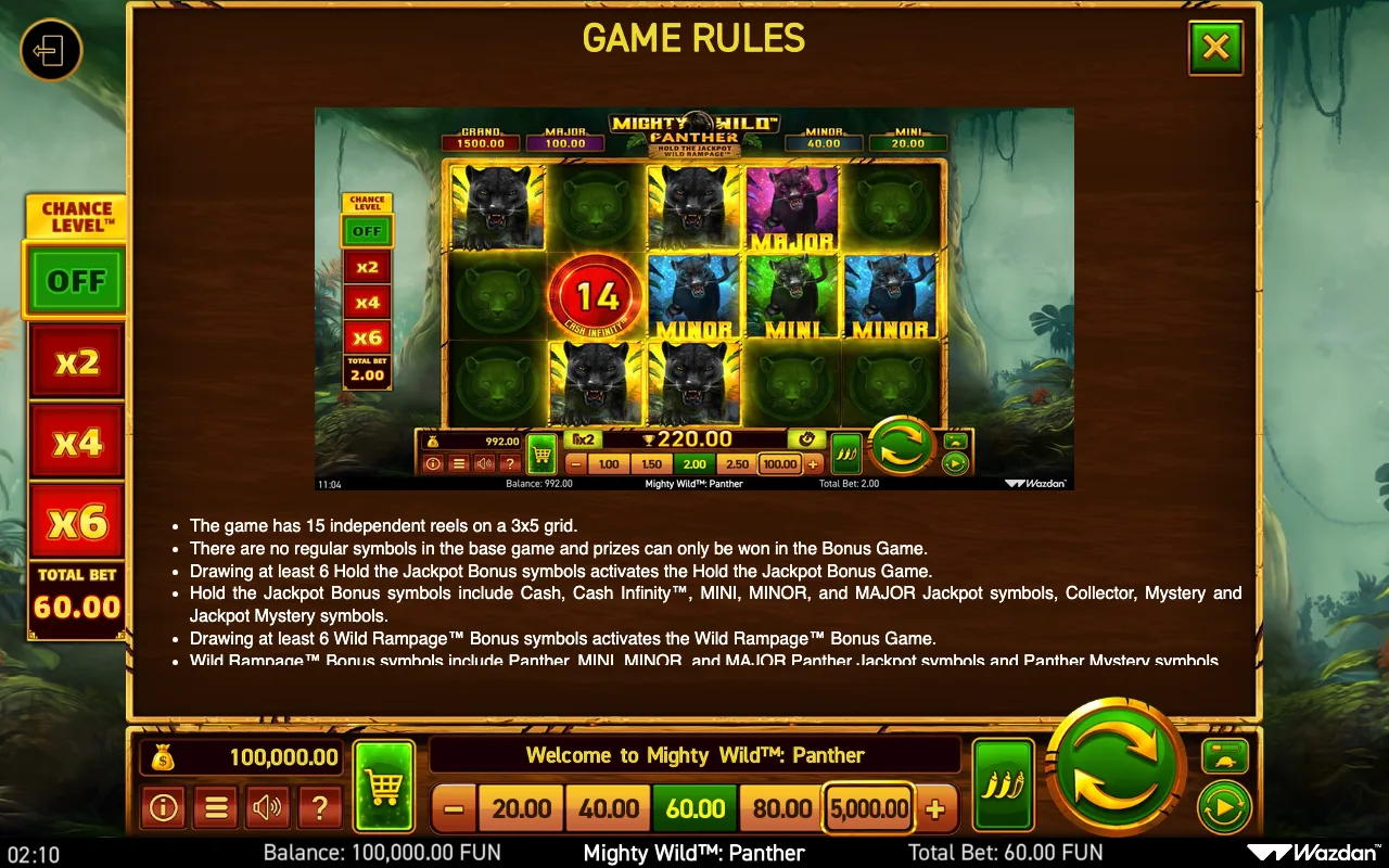Game rules, page 12 — Mighty Wild: Panther