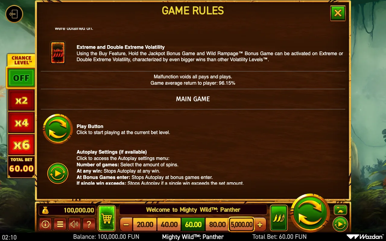 Game rules, page 14 — Mighty Wild: Panther