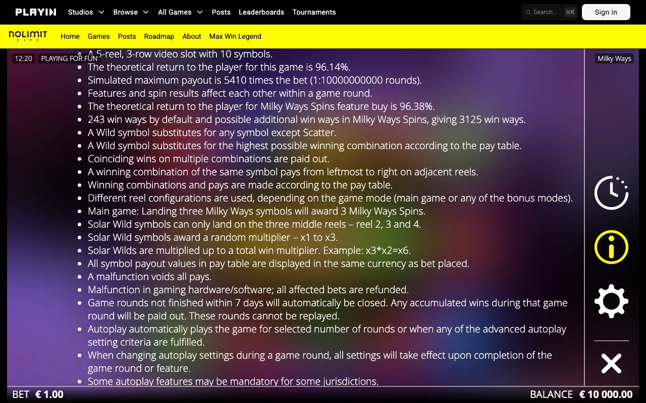Game rules, page 3 — Milky Ways
