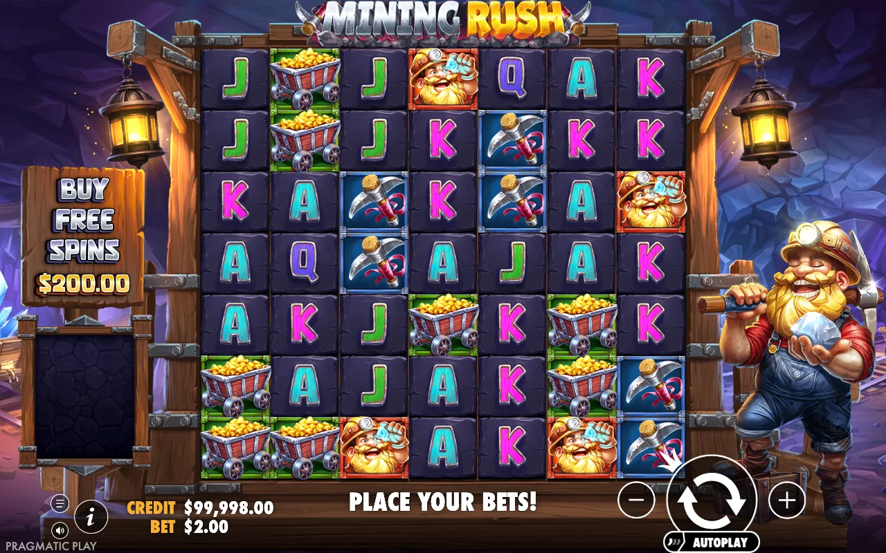 The base game — Mining Rush