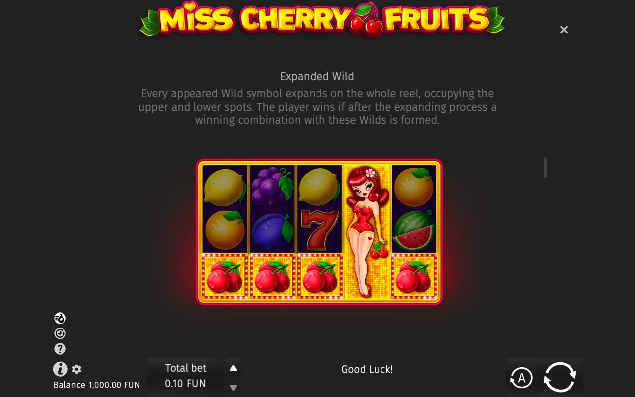 Game rules, page 3 — Miss Cherry Fruits