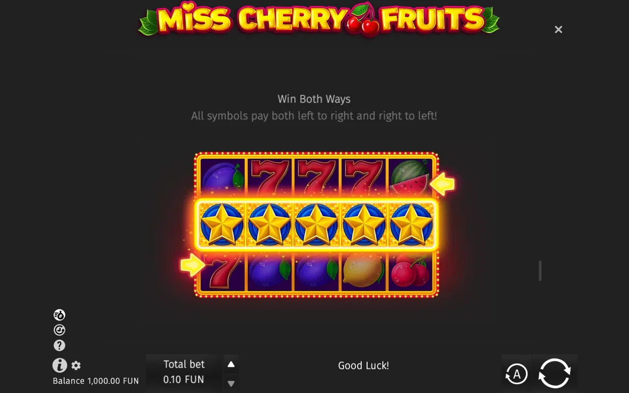 Game rules, page 5 — Miss Cherry Fruits