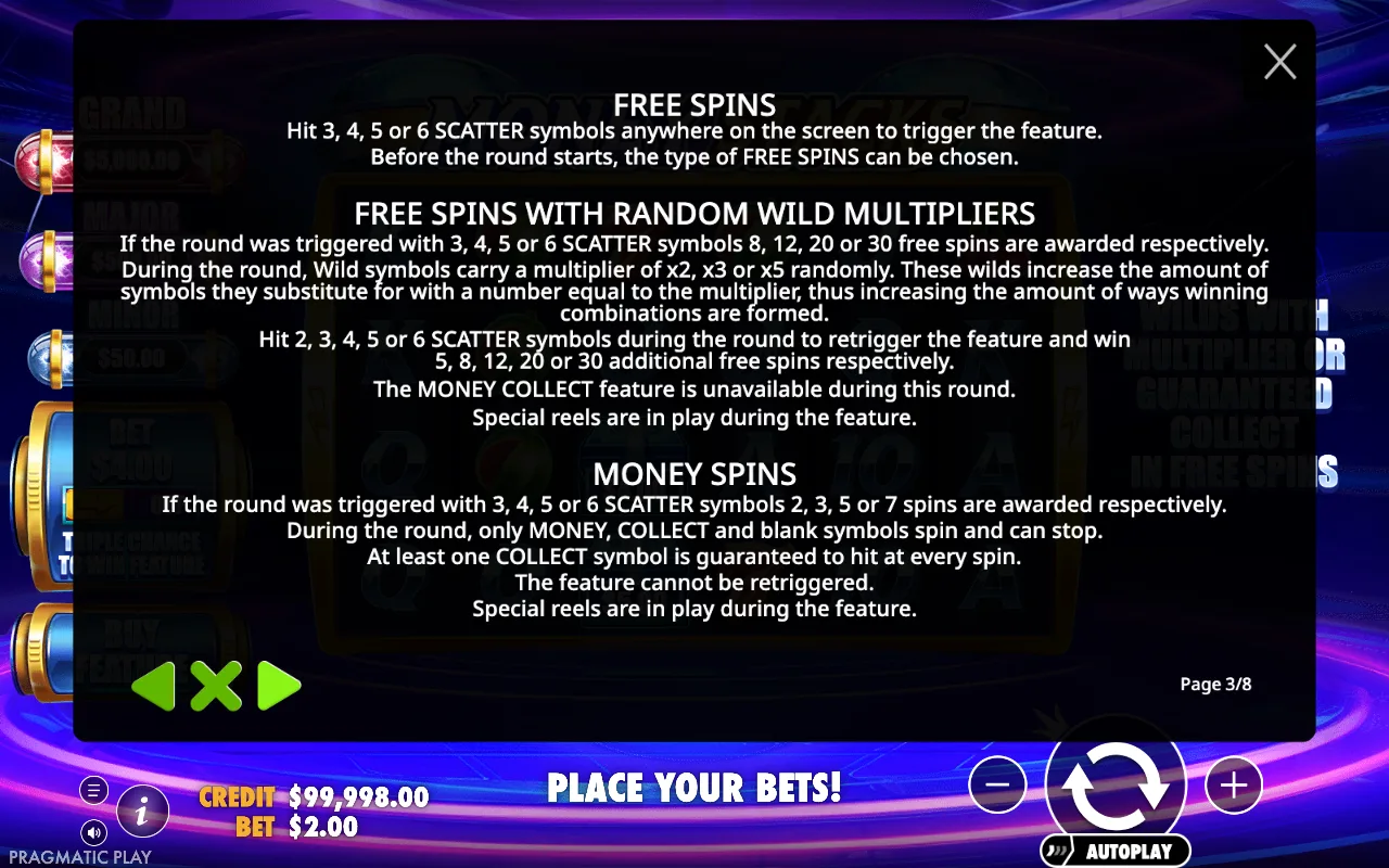 Free spins — Money Stacks