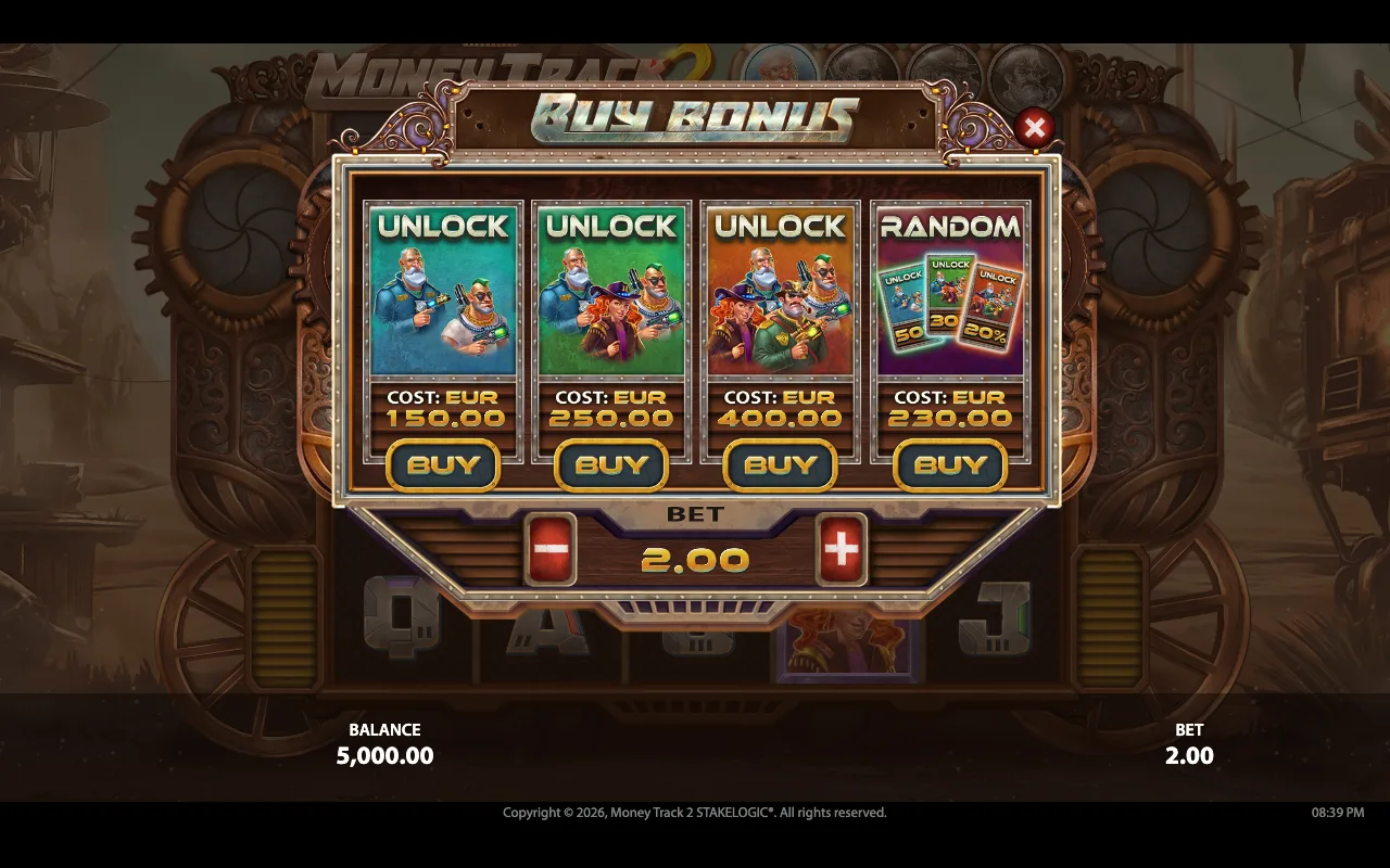 Buying the feature — Money Track 2