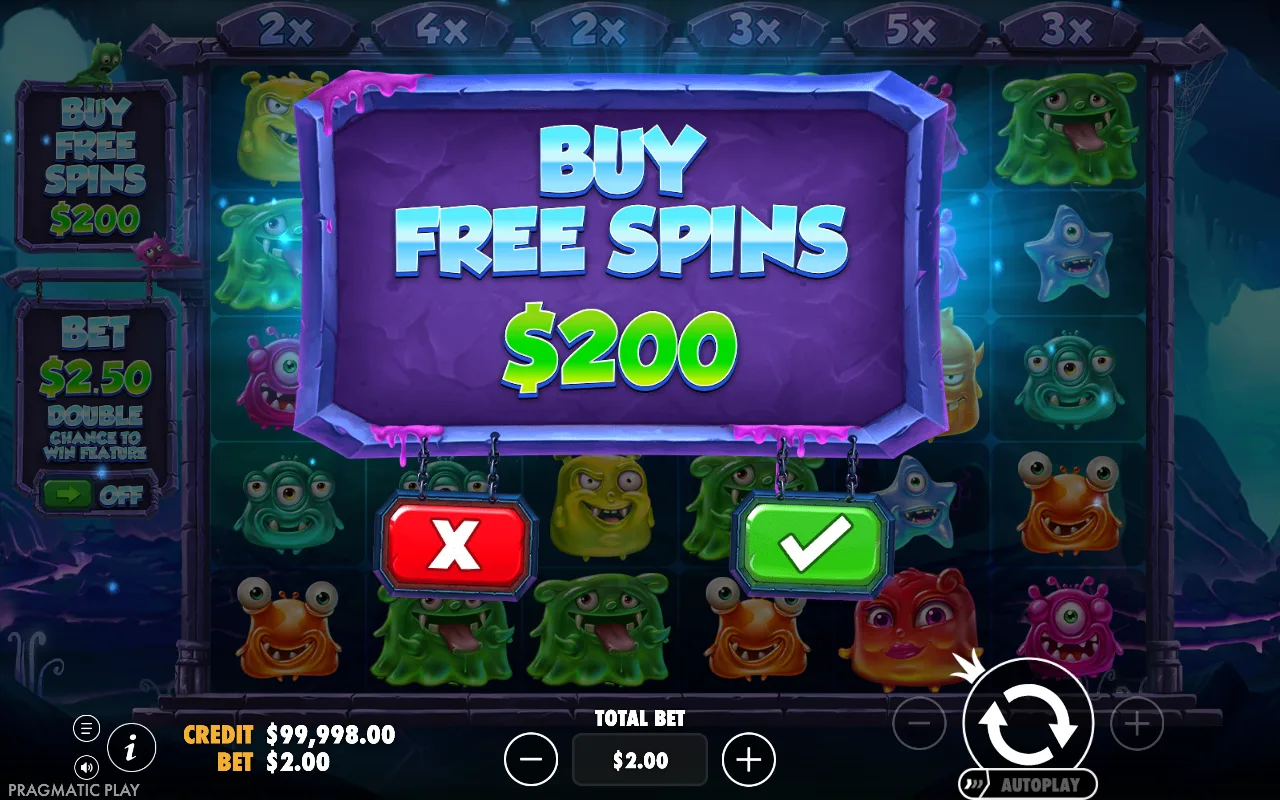 Buying the feature — Monster Superlanche