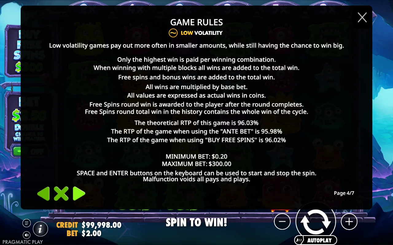 Game rules — Monster Superlanche