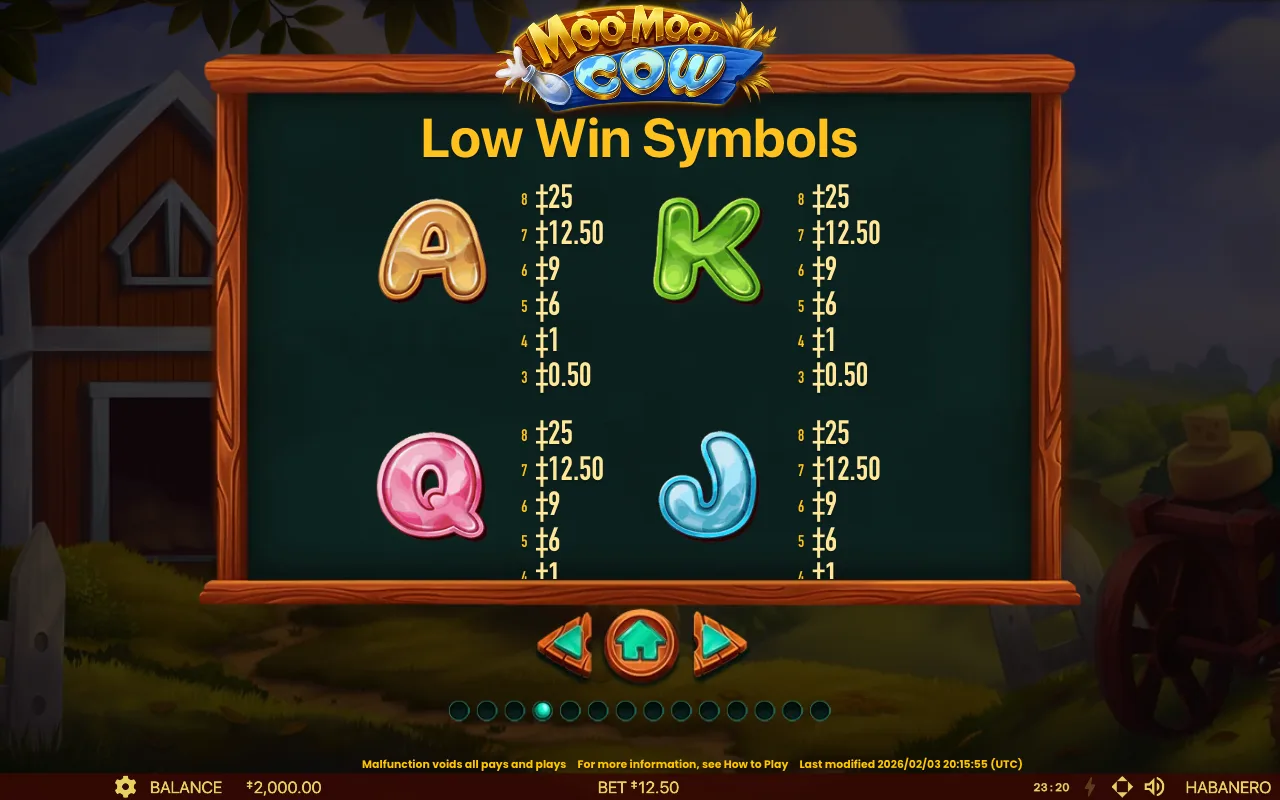 Spielregeln, Seite 6 — Moo Moo Cow