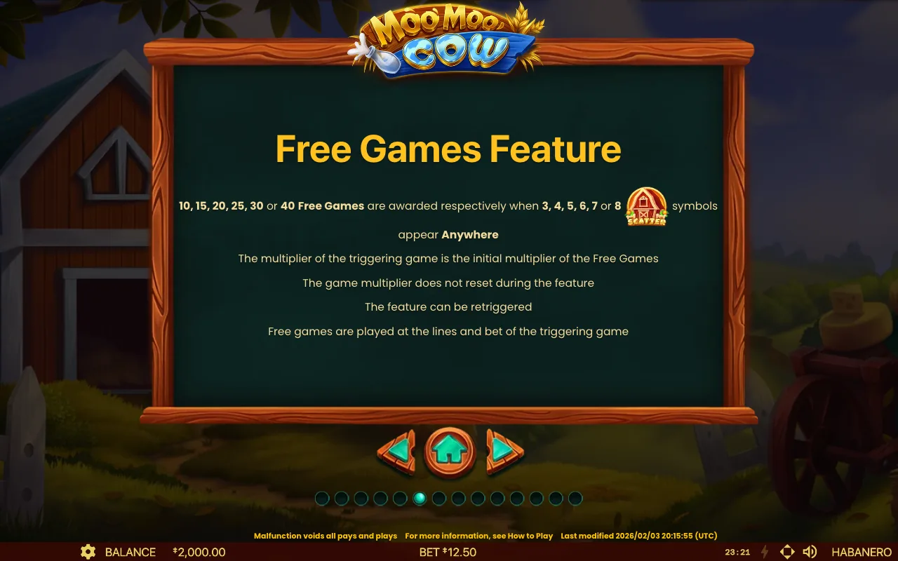 Spielregeln, Seite 8 — Moo Moo Cow