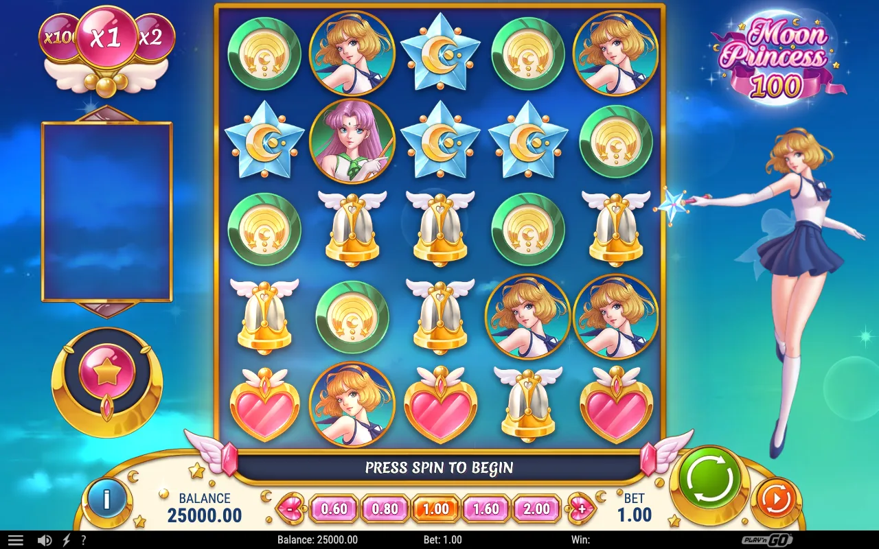 The base game — Moon Princess 100