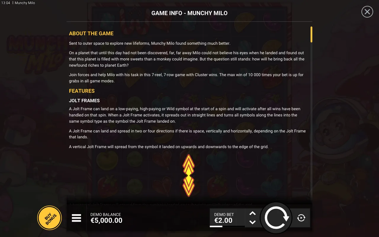 Game rules, page 1 — Munchy Milo