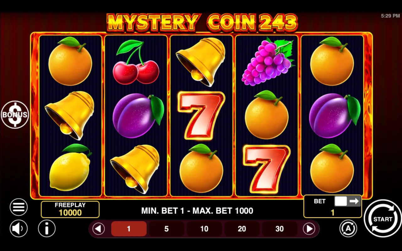 The base game — Mystery Coin 243