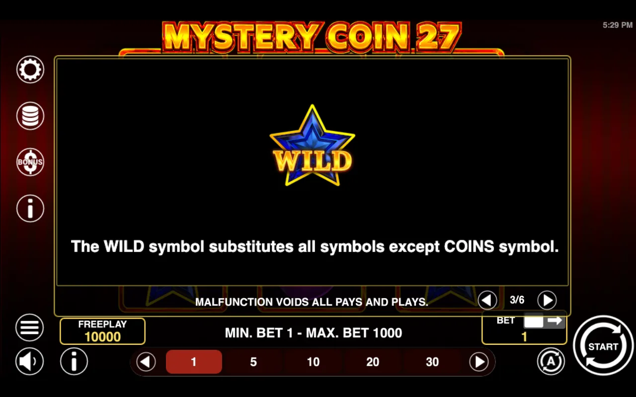 Wild — Mystery Coin 27