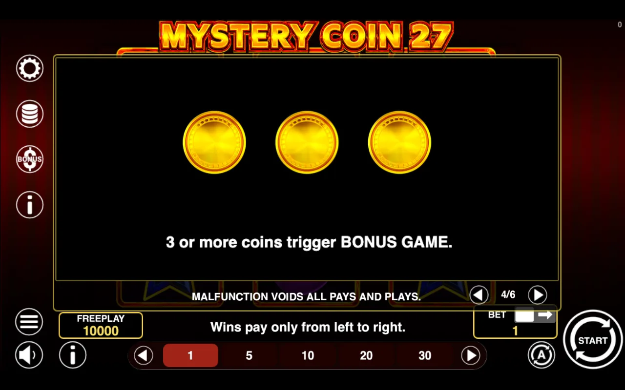 Game rules, page 4 — Mystery Coin 27