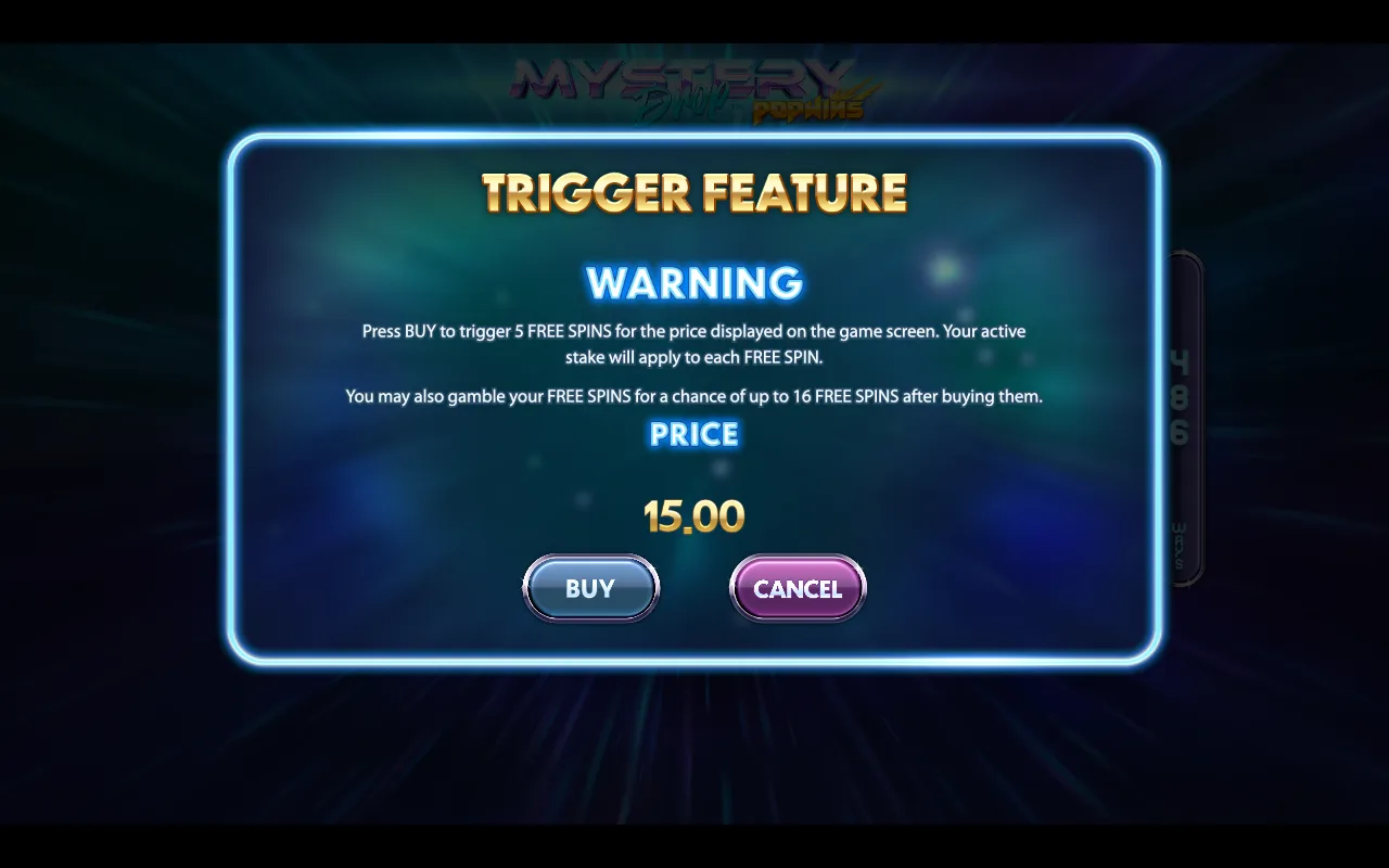 Buying the feature — Mystery Drop