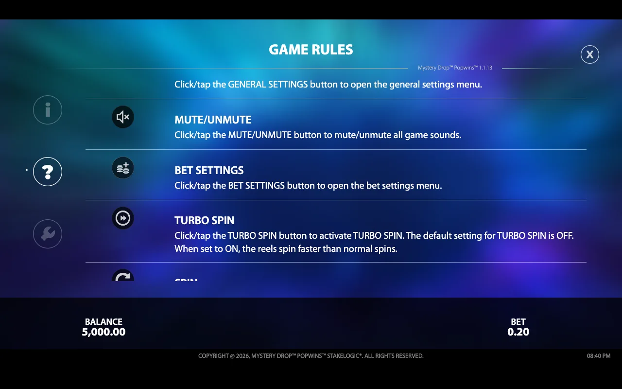 Game rules, page 3 — Mystery Drop