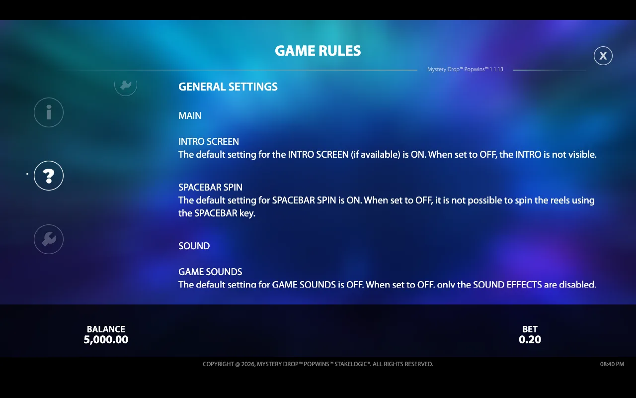 Game rules, page 5 — Mystery Drop