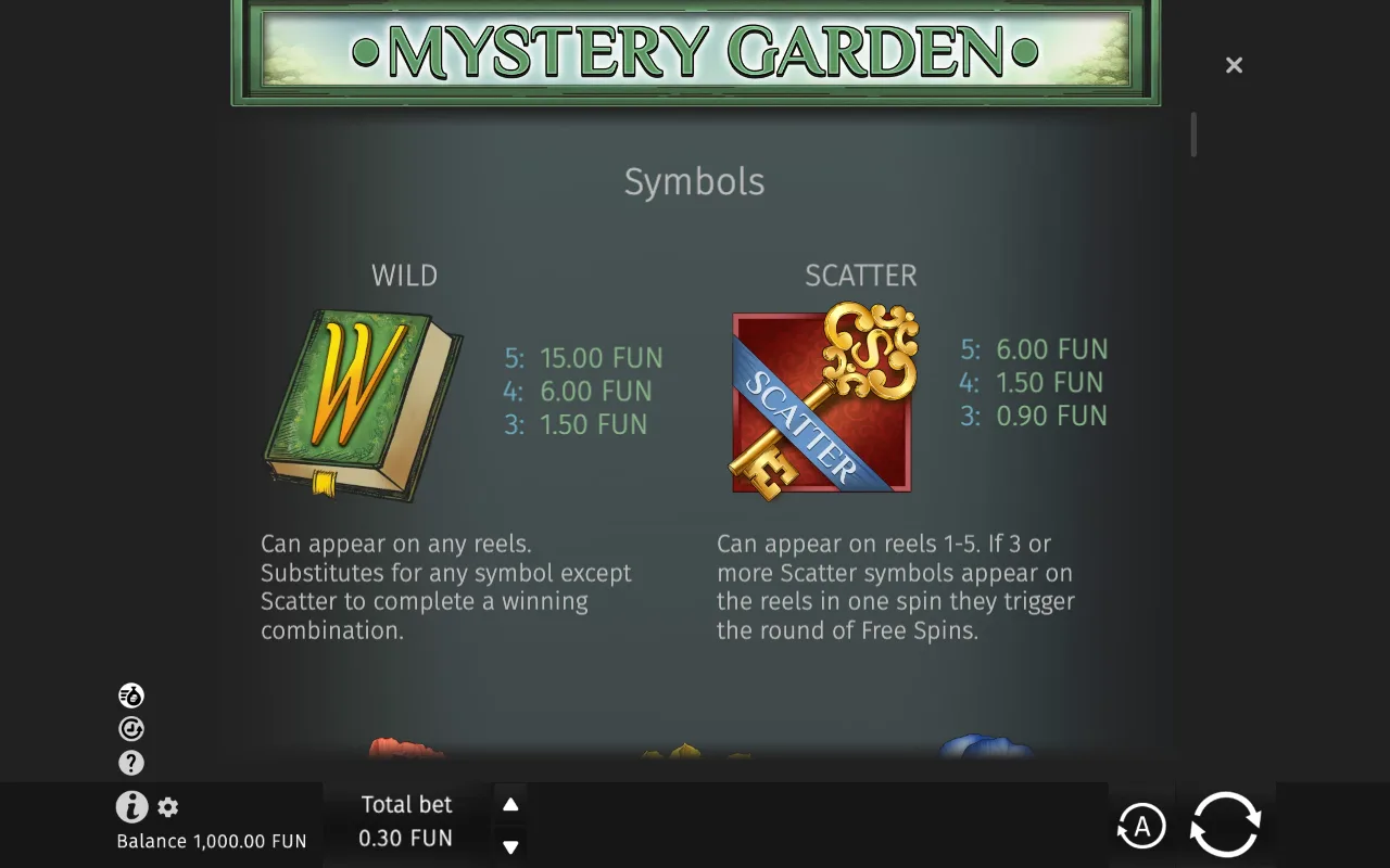 Wild scatter — Mystery Garden