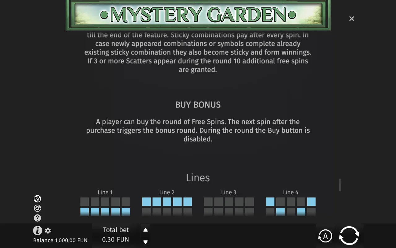 Game rules, page 5 — Mystery Garden