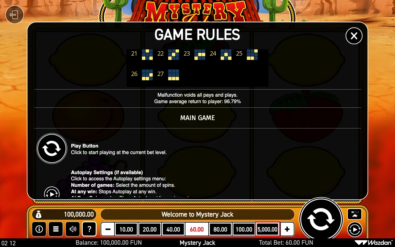 Game rules, page 4 — Mystery Jack