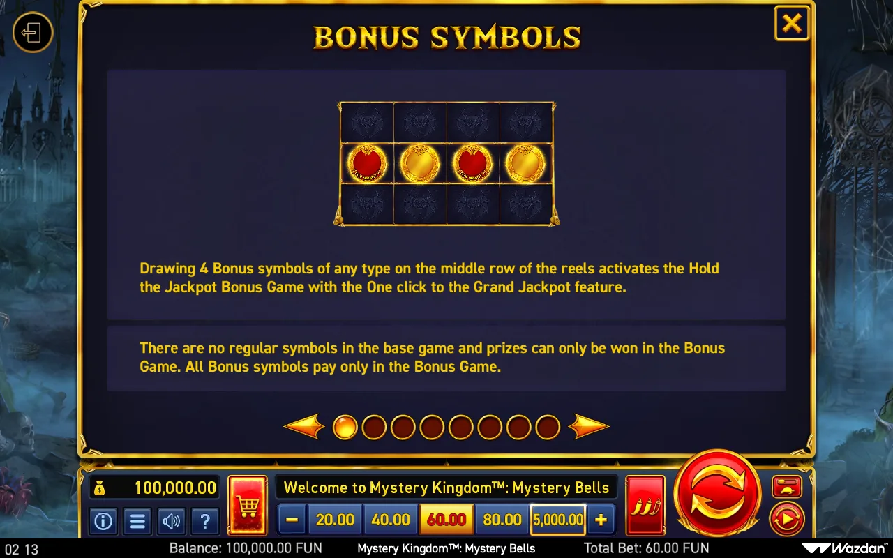 Game rules, page 1 — Mystery Kingdom Mystery Bells