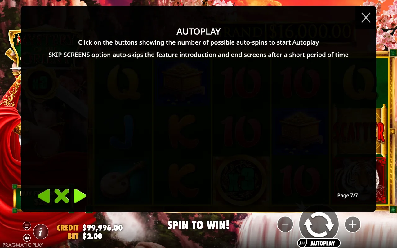 Autoplay — Mystery of the Orient