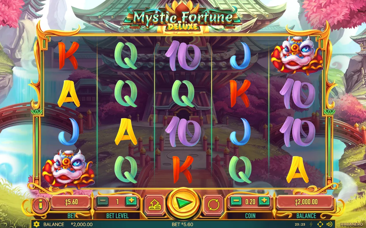Le jeu de base — Mystic Fortune Deluxe