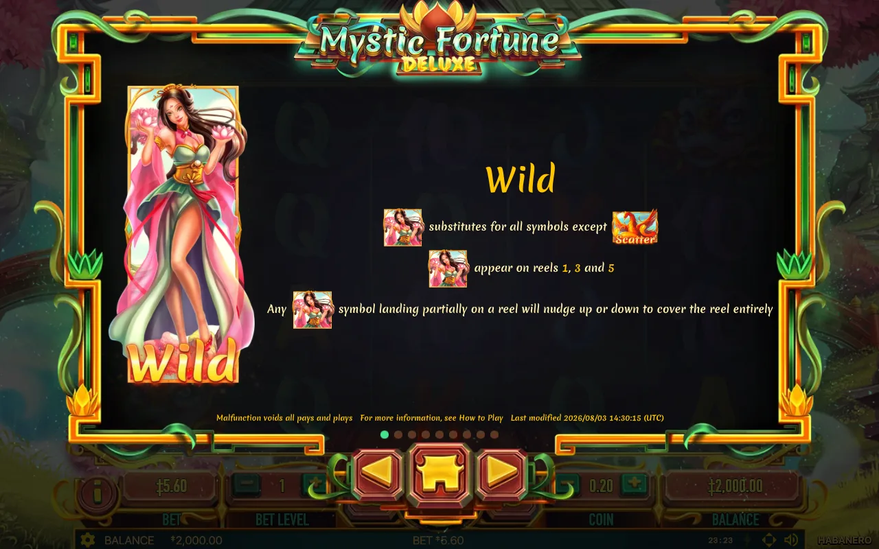 Règles du jeu, page 3 — Mystic Fortune Deluxe