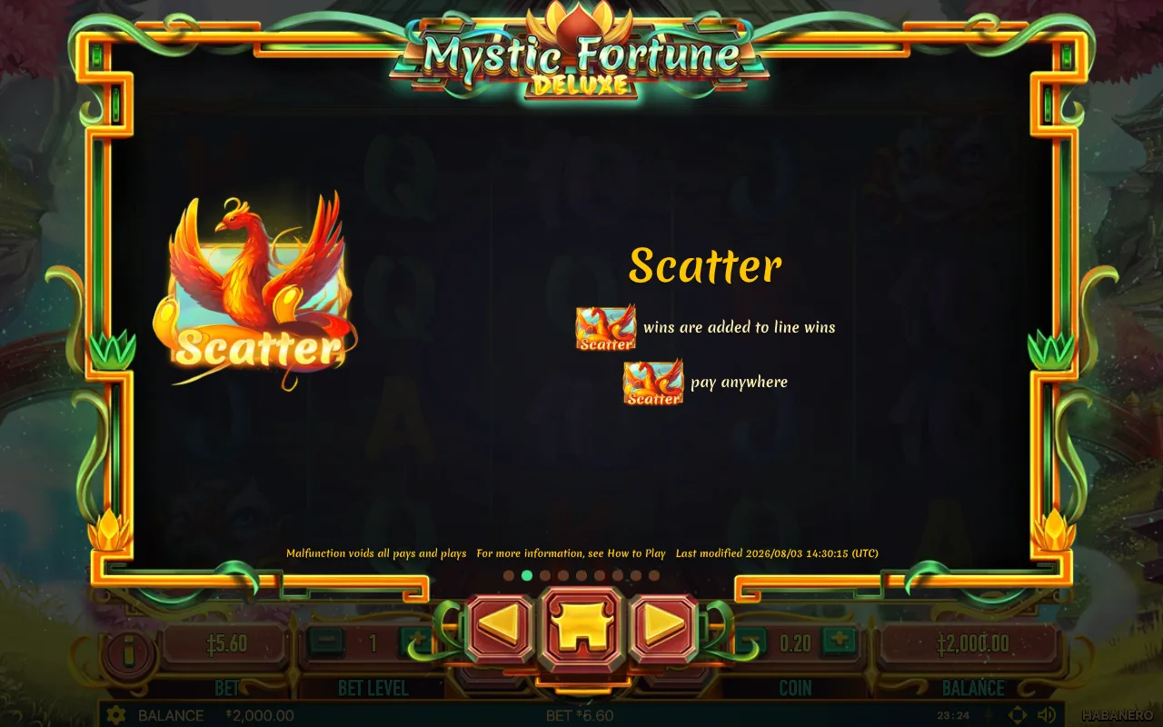 Règles du jeu, page 4 — Mystic Fortune Deluxe